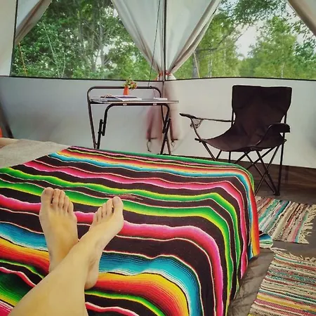 Glamping Tent Next To Nature Reserve